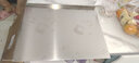 烘焙精灵304不锈钢案板菜板揉面垫316食品级抗菌擀面板砧板切菜和面板 【国标316不锈钢】小号 50*40 2mm 实拍图