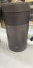 象印（ZO JIRUSHI）保温杯可拆卸茶仓带手柄不锈钢KAE48C男女士泡茶桌面茶水分离水杯 KAE48C-紫砂 480ml 实拍图