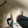 木林森（MULINSEN）【精选布鞋】大码懒人鞋一脚蹬老北京布鞋男款帆布鞋驾车休闲鞋 卡其(DP-2105) 43 实拍图