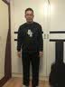 花花公子（PLAYBOY）裤子男春秋冬季男士宽松休闲裤直筒加绒加厚卫裤垂感保暖阔腿长裤 2818-黑色(春秋款) XL 实拍图