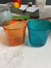 特百惠（Tupperware）晶莹相伴小杯家用随手水杯牛奶果汁咖啡杯塑料杯230m无刻度随机色 3个装 实拍图
