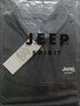 JEEP SPIRIT吉普短袖T恤男polo半袖新款男士夏季t恤衫商务休闲翻领上衣体恤纯 T118 深灰 L (110-125斤) 实拍图