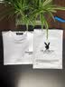 花花公子（PLAYBOY）长袖亲肤t恤男士春季新款白色打底衫秋衣男装青年潮牌上衣服 白色四季款 XL 实拍图