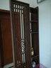 柒妖捌美家 QY BA MEI JIA中式屏风隔断玄关置物架书架装饰柜简约现代可移动木质多层板座屏 高200长70宽30 实拍图