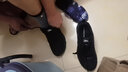 安踏运动鞋男鞋夏季网面透气跑步鞋子男轻质软底休闲鞋官网旗舰 【革面】 黑5524-1 42 (男) 实拍图