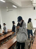 真维斯（Jeanswest）卫衣女春秋季新款外套女开衫连帽情侣男女装上衣服小个子休闲宽松 藏青 爱心线白_K S 实拍图