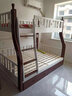 法莎亚  上下床实木儿童床上下铺成人高低床子母双层床男孩女孩多功能 【直梯款】浅咖色+长2米 下铺宽150cm上铺宽130cm 实拍图