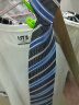 GLO-STORY 拉链领带 男士商务正装潮流8cm领带礼盒装MLD824064 蓝白斜纹 实拍图