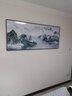 宜巢新中式客厅装饰画沙发背景墙壁画字画横幅大气山水挂画 01款家和 【镶钻】140*60CM立体加钻画 实拍图
