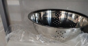 加厚不锈钢厨房沥水漏盆圆形洗米淘米篮洗菜盆 【17CM沥水盆】一个装 实拍图