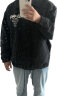 李宁教练夹克男季新款梭织夹克轮廓宽松涂鸦印花翻领风衣外套 黑色-1 XL 实拍图