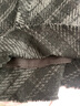 百图betu女装秋冬新款半身裙时髦复古格高腰毛呢半身裙女2310T79 黑色 L 实拍图