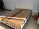 邻里江南全实木床1.5m1.8米2.2米双人床主卧大床现代简约中式白色婚床家具 加厚实木床+床头柜*2 1800*2000mm框架结构 实拍图