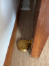 迪纳（DEINAR）防风门吸隐形免打孔地吸卫生间门阻防撞门挡强磁全金属结构门碰 黄古铜 实拍图