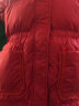 迪迪鹿女童羽绒服冬季新款女宝宝中长款连帽加厚格纹羽绒服潮 红格 120cm 晒单实拍图