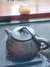 尊壶 宜兴紫砂壶球孔石瓢壶原矿紫泥泡茶壶国工沈惠芳作品刻山水200ml 刻绘山水石瓢 实拍图