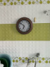 Tazxin 北欧简约复古浴室钟厨房户外时钟静音家用挂墙创意防水挂钟表 防水复古色 11英寸(28.5厘米) 晒单实拍图