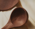 美厨（maxcook）木汤勺 乌檀木勺子 天然家用无漆无蜡木勺铲 加长柄菜勺MCCU2418 实拍图