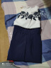 欧迪惠连衣裙女装2024夏季新款两件套套装裙雪纺裙子女中长款刺绣套装女 蓝白 M 实拍图