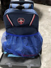 中小学生书包拉杆架书包通用男女爬楼梯可折叠六轮手拉拖车架子 黑色加高加宽大轮（可折叠爬楼） 实拍图