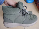斯凯奇（Skechers）面包鞋春女靴短筒雪地靴舒适增高厚底高帮鞋144194 实拍图