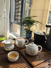 祥业高颜值羊脂玉瓷功夫茶具泡茶器全套装茶壶茶杯茶盘乔迁搬家送礼 听窗茶壶盖碗茶具套装八杯12件套 实拍图
