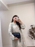 Cavion Koist CK轻奢包包女包新品单肩包女百搭女士包菱格链条包送女友520礼物 黑色钨钢穿皮链条大号  礼盒包装 实拍图