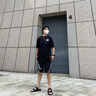 爱步（ECCO）拖鞋男 魔术贴勃肯鞋男士男鞋凉鞋外穿一字带拖鞋 科摩500904 黑色50090401001 39 实拍图