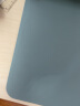 BUBM 鼠标垫小号办公室桌垫笔记本电脑垫键盘垫办公写字台桌垫游戏家用垫子防水支持定制 70*35cm 天蓝色 实拍图