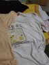 梨喃【2件装】t恤女超火新款印花短袖夏季显瘦韩版学生上衣宽松体恤 黄(握爪猫标右侧)+奶白(元气柠檬 M :【建议100斤以下】 实拍图