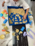 得力（deli）4斤工具箱装太空儿童玩具沙彩泥粘土六一儿童节生日礼物67870 晒单实拍图