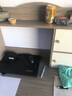 木匠印记电脑桌简约家用卧室书桌书架一体电脑桌床头桌学生床边学习桌 【升级实木板】胡桃色60cm 实拍图