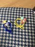 韩国东大门小熊植绒球球发圈女孩可爱百搭扎丸子头马尾辫高弹皮筋 黄色+蓝色【两根装】 实拍图