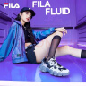 FILA 斐乐女鞋猫爪鞋3代老爹鞋休闲运动鞋缓震厚底慢跑鞋FLUID Ⅲ 黑/南极灰-BA 37.5 实拍图