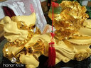 礼之源 招财貔貅金蟾玉白菜摆件 开业礼品工艺品办公室桌面客厅家居 大号金色貔貅白菜 实拍图