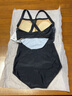 阿瑞娜（arena）泳衣女 室内泳池温泉连体三角游泳衣遮肚显瘦温泉泳衣 黑色(BLK) M 实拍图