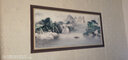 【山水装饰画】客厅沙发背景墙山水鸿运当头办公室床头风景国画 576流水生财 B：长1.4米X高0.7米   【小号 】 实拍图