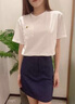 欧若婷雅新款连衣裙女装套装韩版2025时尚气质牛仔裙子女夏天小个子两件装 套装（有图案） L 实拍图