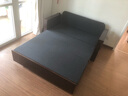 尚闲家具新中式实木沙发床可折叠双人贵妃多功能转角布艺沙发储物坐卧两用 1.63米大双人位【椰棕款】 实拍图