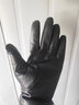 青禾润美触屏山羊真皮手套男士秋冬商务通勤驾驶骑行保暖加绒礼盒手套 黑色春秋薄款-礼盒装 L 实拍图