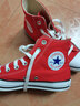 匡威（Converse）CONVERSE匡威 All Star男女经典美拉德高帮帆布鞋圣诞红色101013 101013/红色 38 实拍图