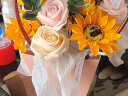 初朵11朵向日葵玫瑰花束香皂花篮鲜同城配母亲节520礼物生日送女友 实拍图