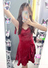 妙奕嘉红色吊带连衣裙女裙子夏天女装2025年新款纯欲辣妹法式气质短裙 复古荡领系带荷叶边红裙 S 实拍图