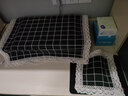 巧林儿 笔记本防尘罩笔记本盖布电脑罩电脑盖巾打印机万能盖布键盘盖布 黑格子3件套 17寸及以下 实拍图
