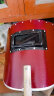 百舸 电焊防护面罩 防水防飞溅耐强光高温朱红色手持一体式 实拍图