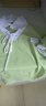 皮尔卡丹（pierre cardin）polo领拼接短袖t恤女夏季2024新款宽松韩版小个子洋气设计感上衣 9140浅绿色 M (适合80-110斤) 晒单实拍图