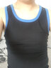 简束背心男夏季汗背心男士健身紧身运动条纹背心男汗衫棉质无袖t恤男 白色 2XL （80kg左右） 实拍图