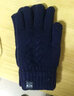 领迷风毛线触屏手套男士冬天女加绒加厚棉老人保暖冬季东北骑行防寒骑车 女款黑色 均码 实拍图