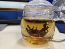 小北家加厚胖胖杯三件式泡茶杯耐热玻璃杯子办公茶杯带杯盖过滤飘逸杯 385ml三件式 实拍图