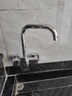 法欧森 黄铜厨房冷热水龙头 入墙式双孔不锈钢水槽洗菜盆厨用双档出水龙头 阳台万向旋转洗衣池混水阀 B款 大七字管（双档万向头） 实拍图